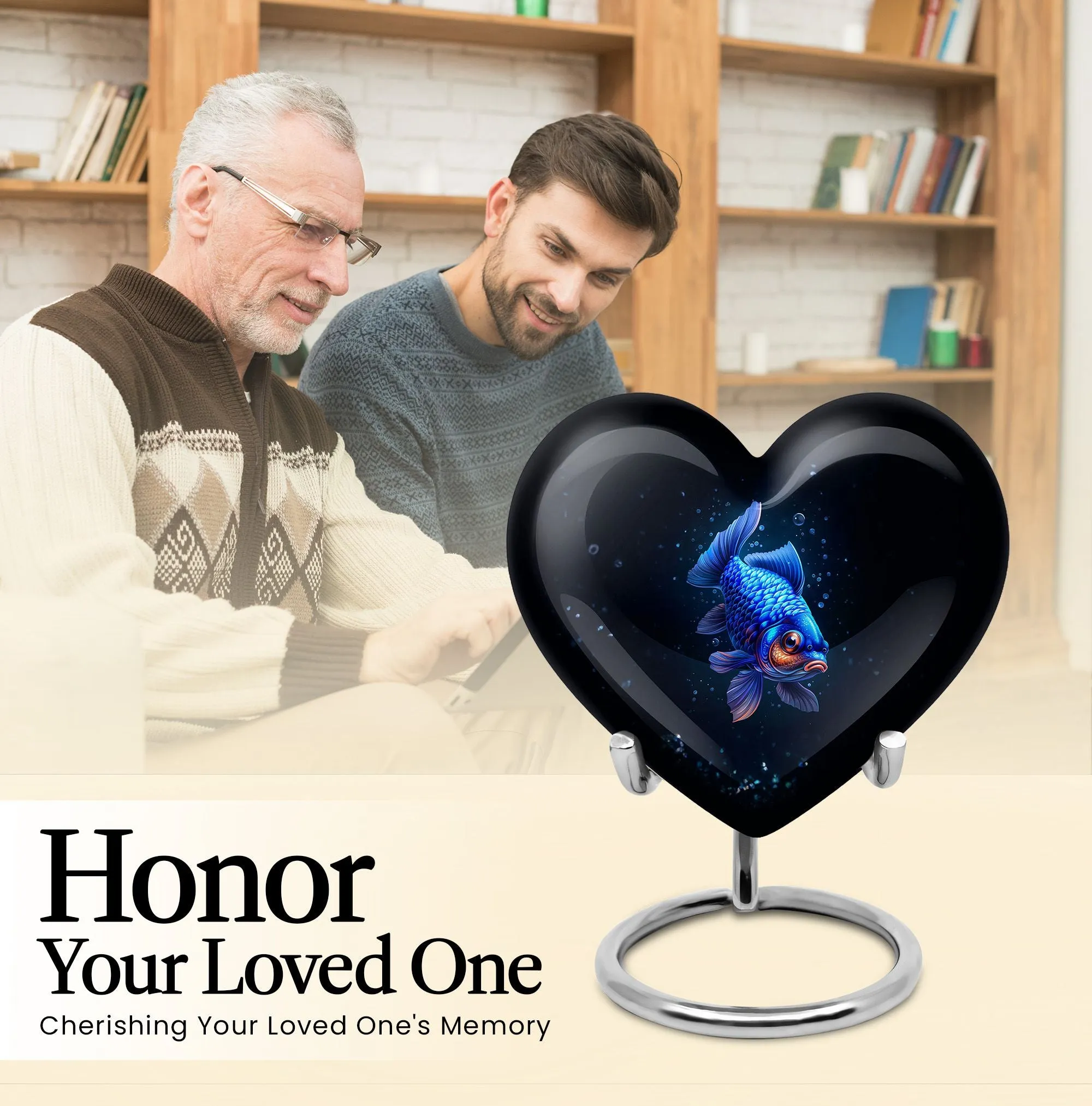 Fish Cremation Urn for Tender Recall of Loved Ones