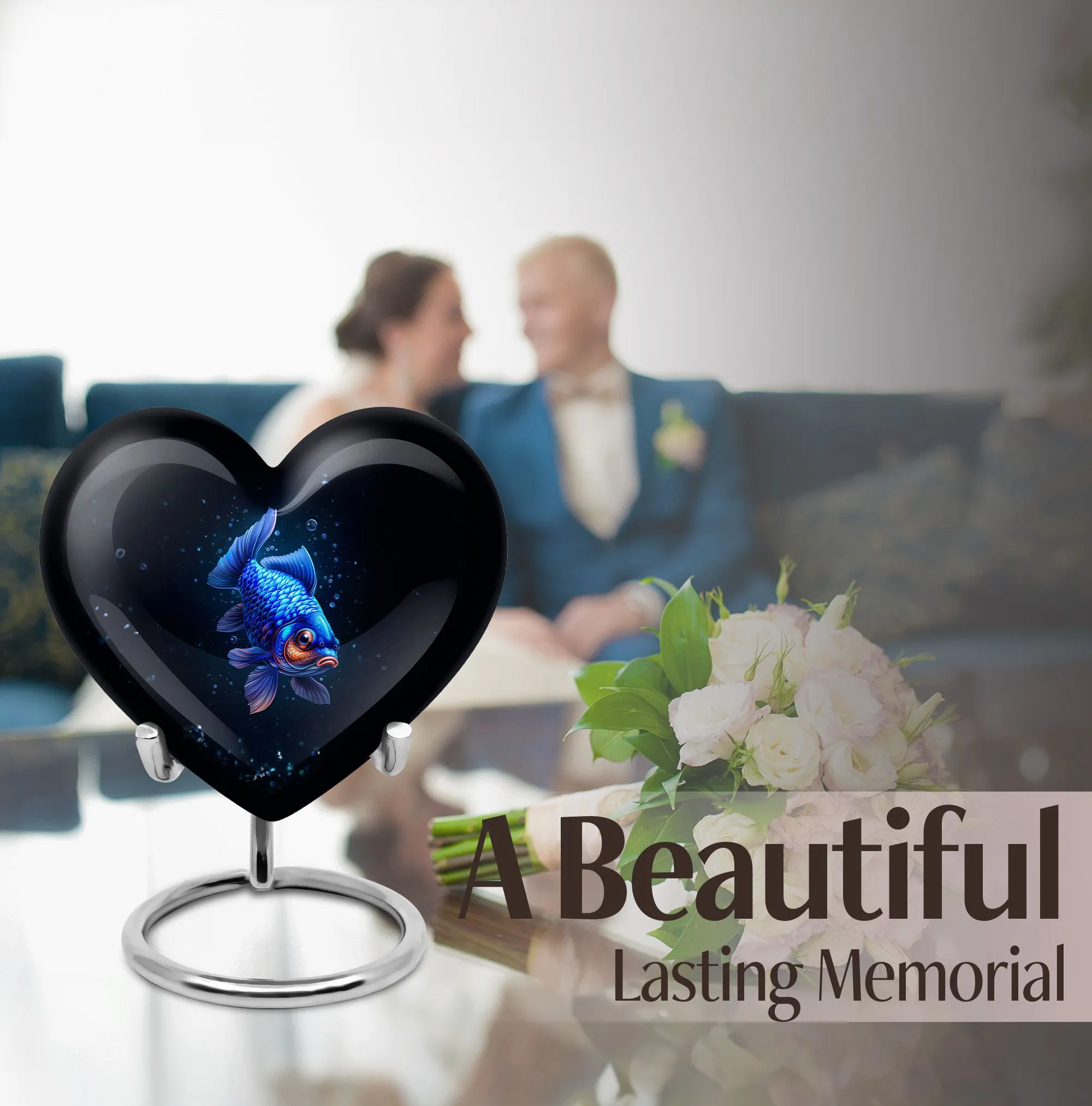 Fish Cremation Urn for Tender Recall of Loved Ones