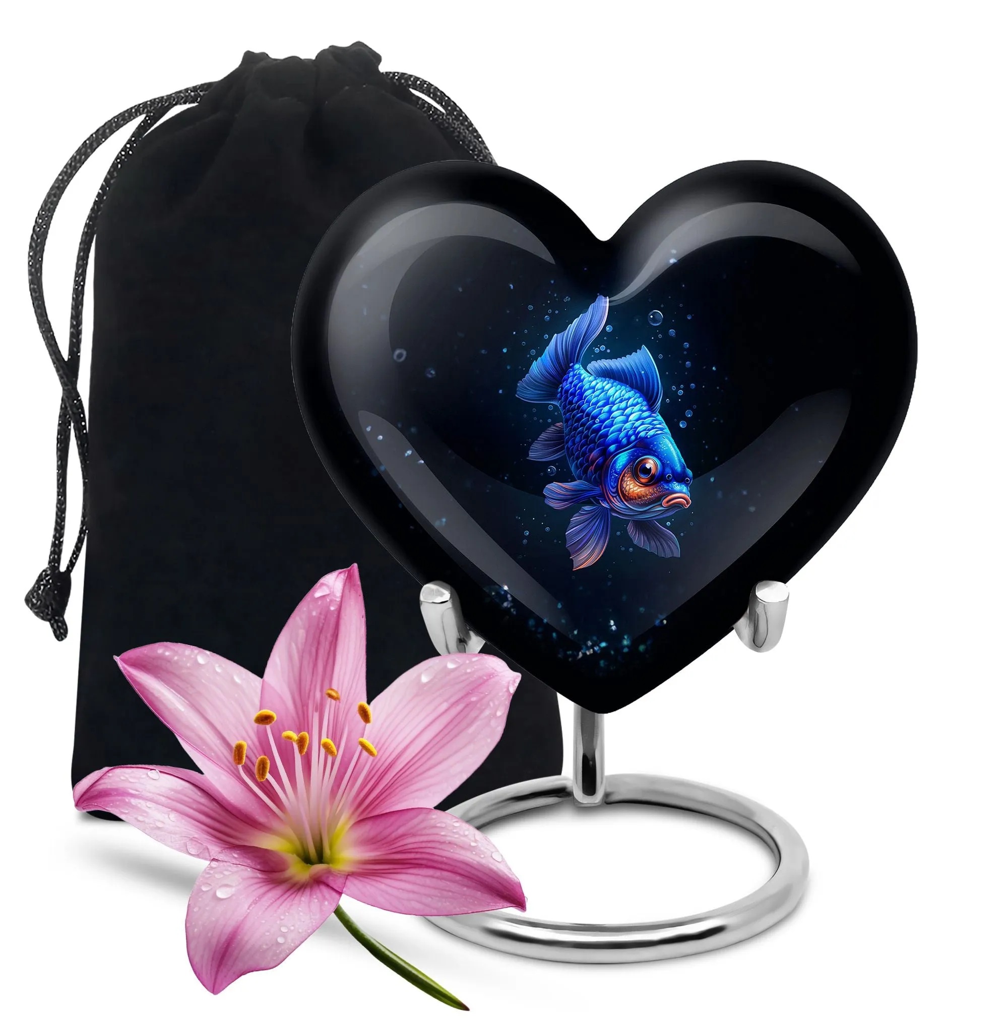 Fish Cremation Urn for Tender Recall of Loved Ones