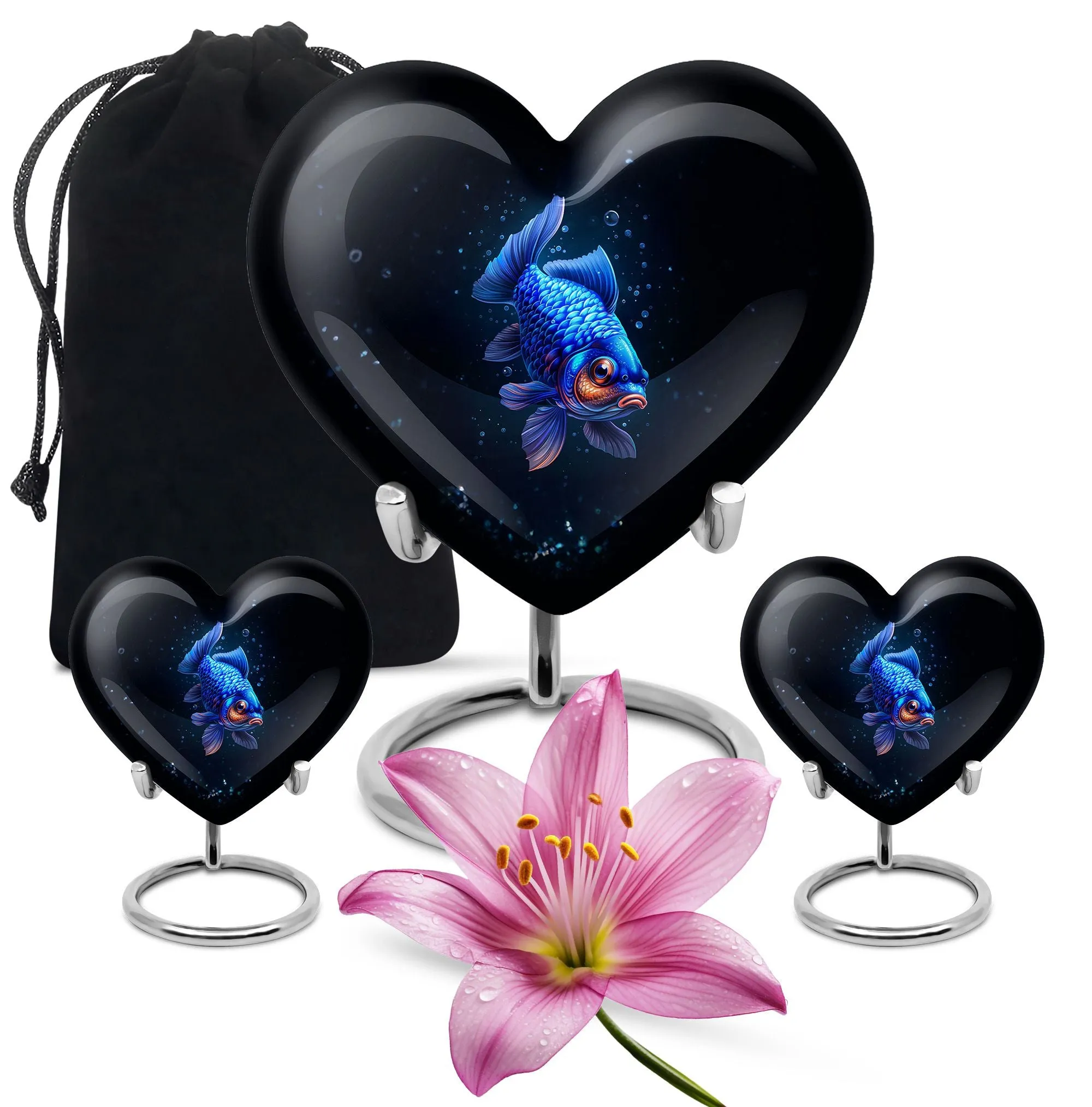 Fish Cremation Urn for Tender Recall of Loved Ones