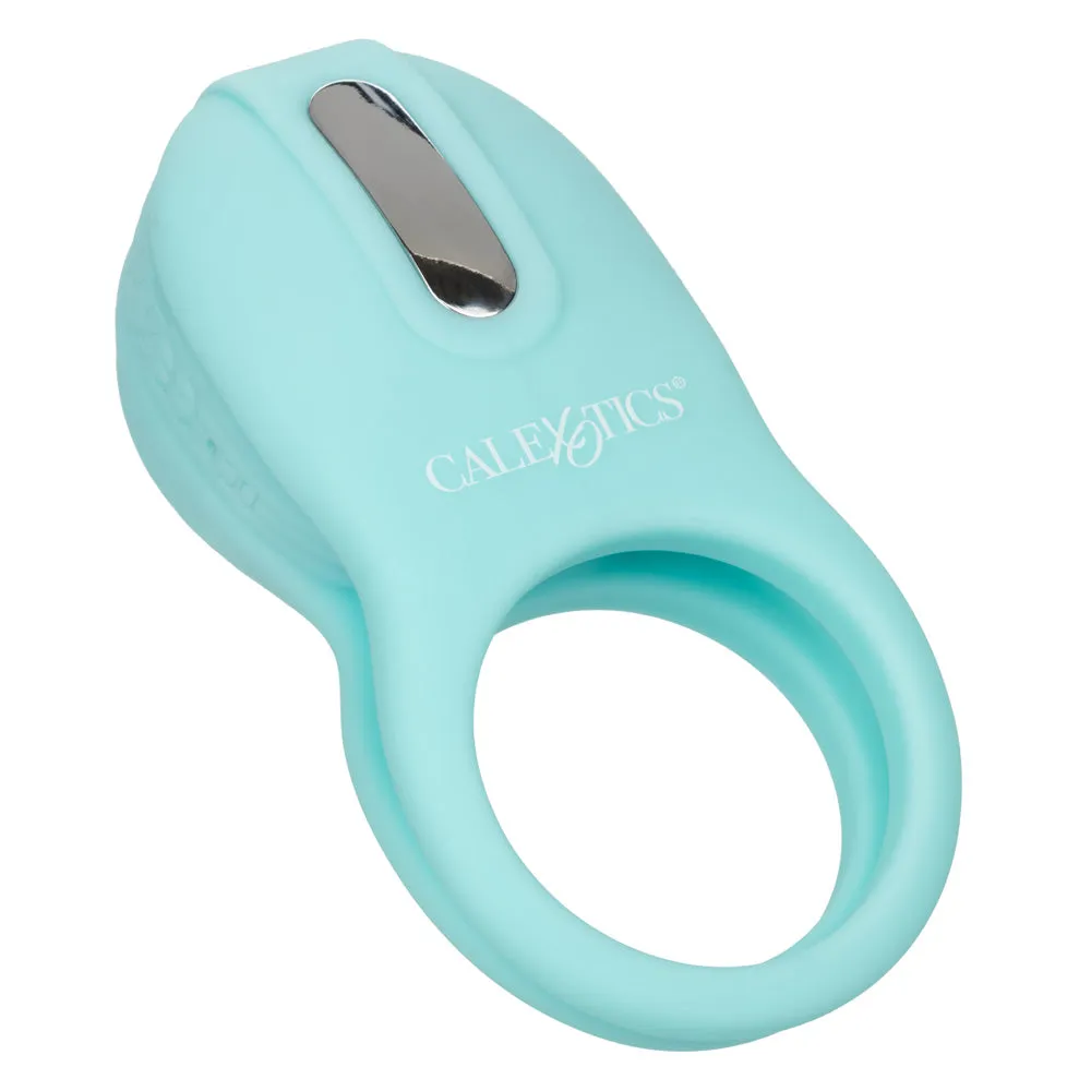 Flickering French Kiss Vibrating Clitoral Cock & Ball Ring