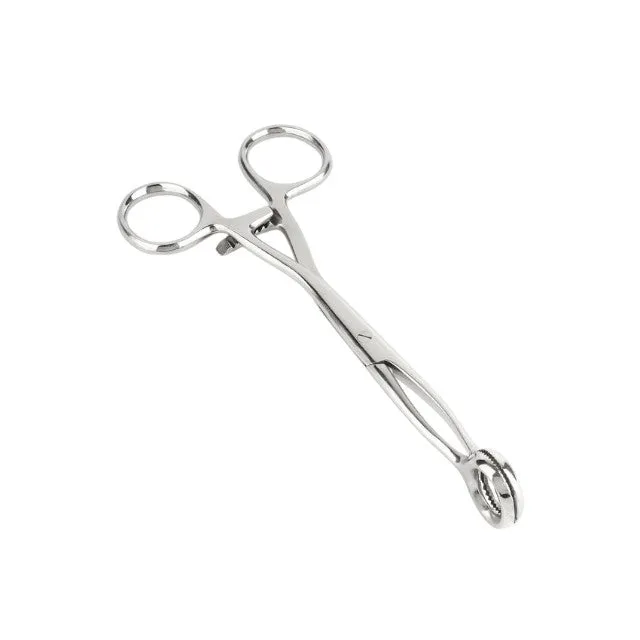 Forceps MR. STEEL Cube Tongs. pentru jocuri BDSM și roleplay. din oțel inoxidabil. lungime 16 cm. culoare argintiu