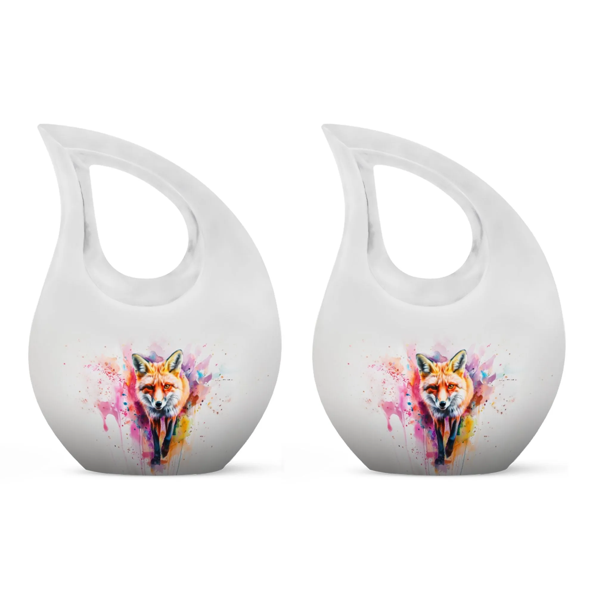 Fox-Themed Burial Urn: Containers For Cremated Ashes