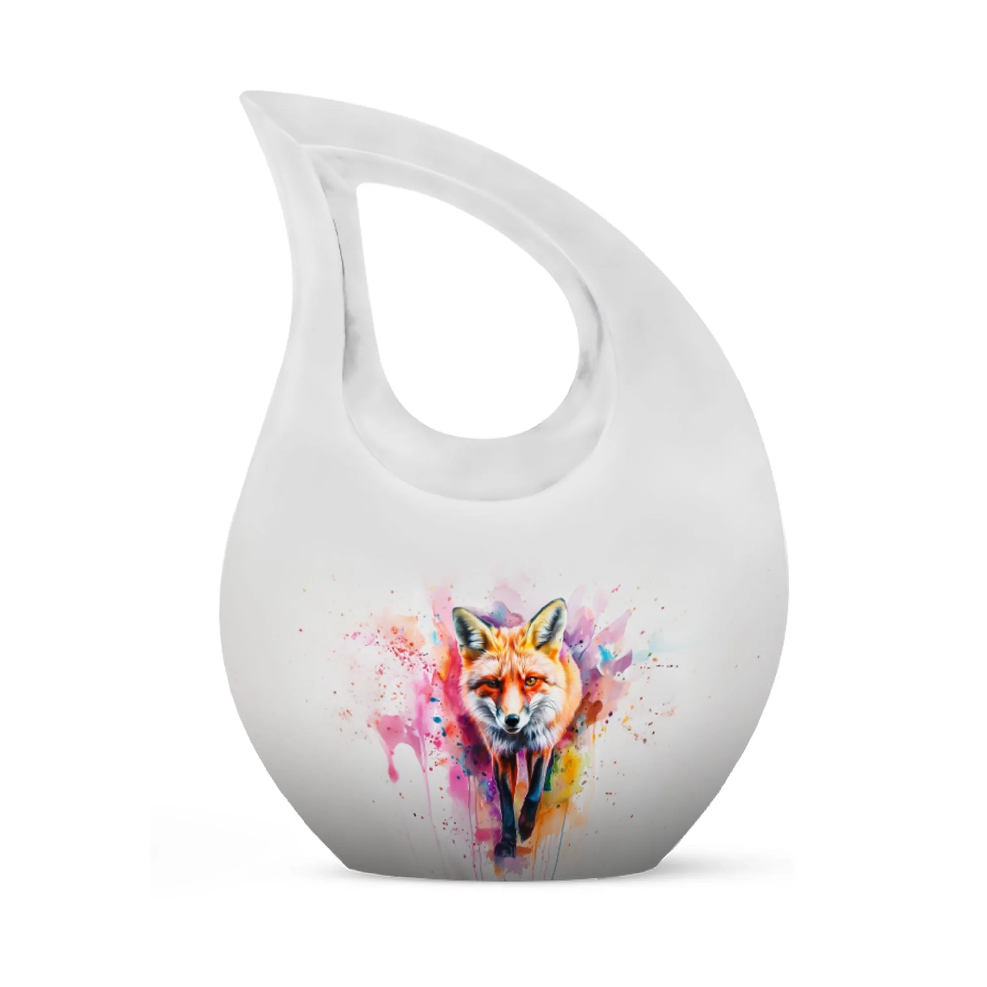 Fox-Themed Burial Urn: Containers For Cremated Ashes