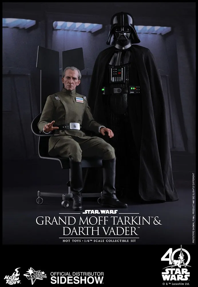 Hot Toys 1/6 Grand Moff Tarkin & Darth Vader Star Wars Episode IV: A New Hope MMS434 Sixth Scale Figures