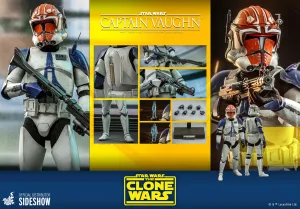 Hot Toys 1/6 Star Wars The Clone Wars Captain Vaughn Sixth Scale Figure TMS065