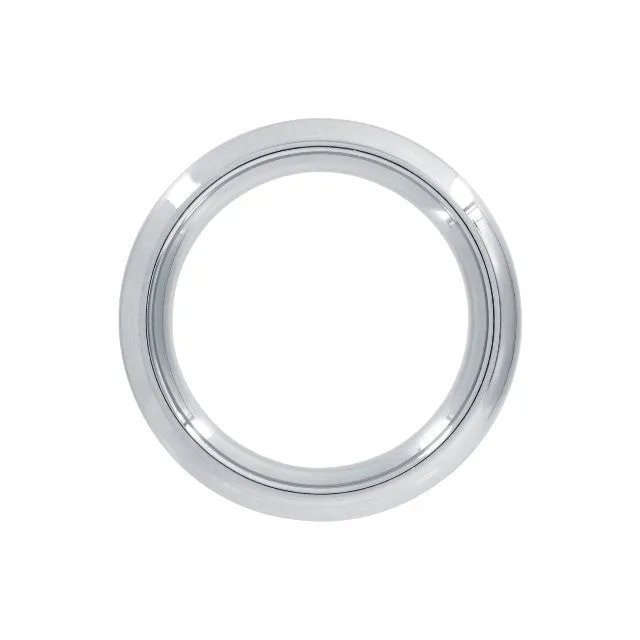 Inel pentru penis STEEL POWER TOOLS Cockring RVS. din oțel inoxidabil. grosime 8 mm. diametru 40 mm. argintiu