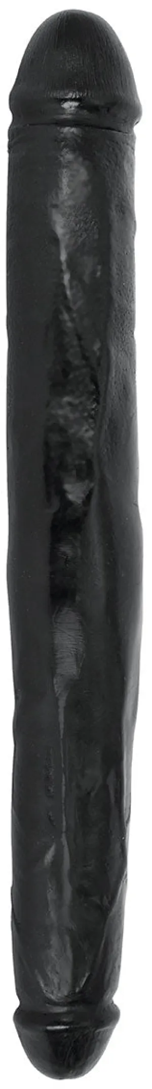 Jock 18 Tapered Double Dildo - Midnight