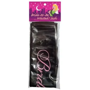 Kheper Games - Bride to Be Wasted Sash (Black)