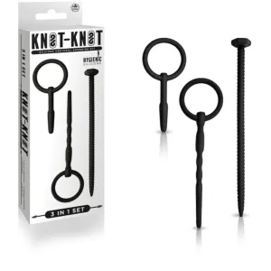 KNOT KNOT SILICONE URETHRAL PLUG SET