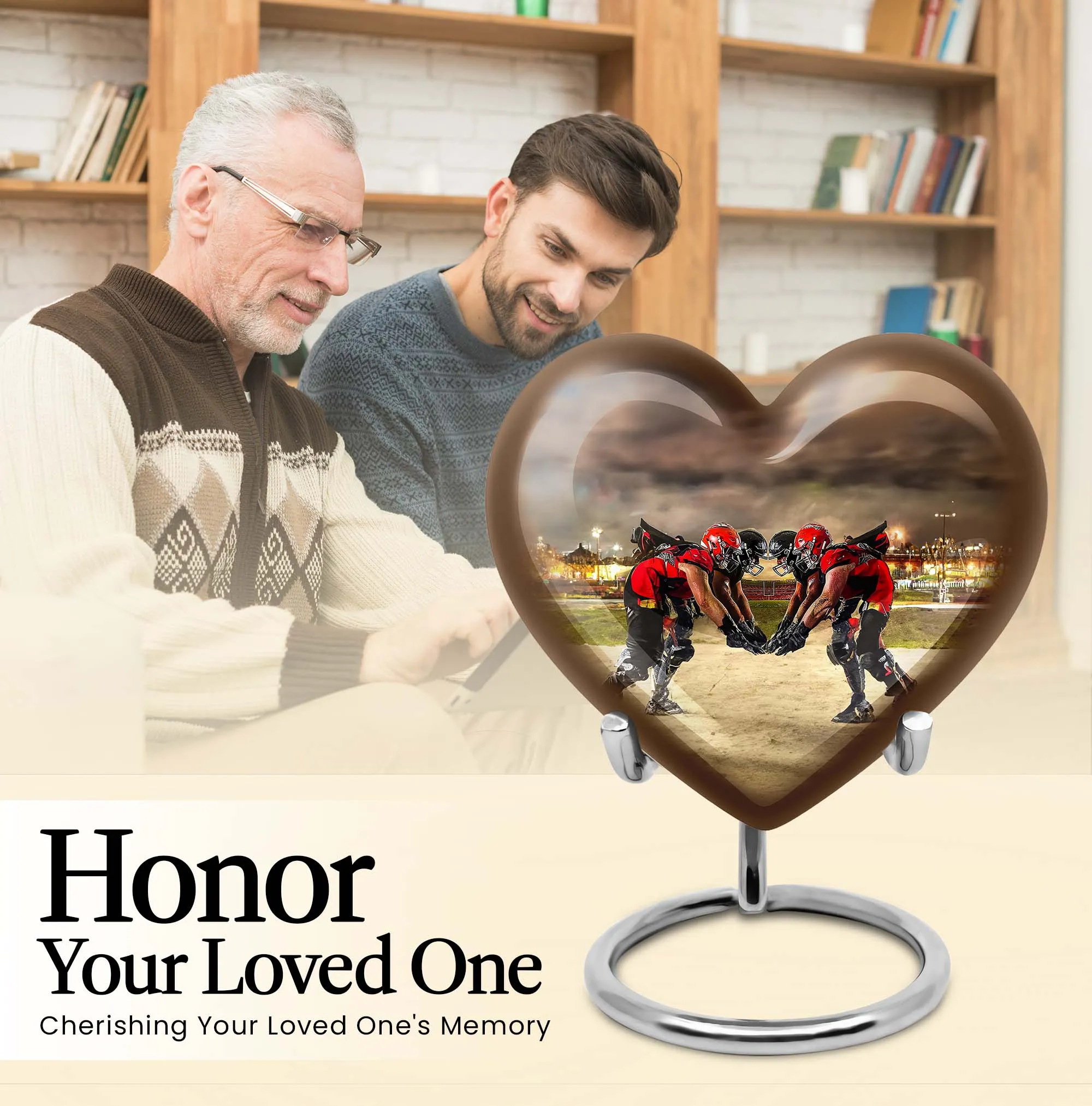 Legacy Tribute Football Urn - Timeless and Thoughtful Memorial