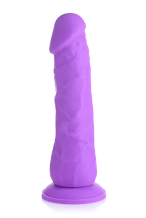 Lollicock 7 Silicone Dildo Without Balls - Grape