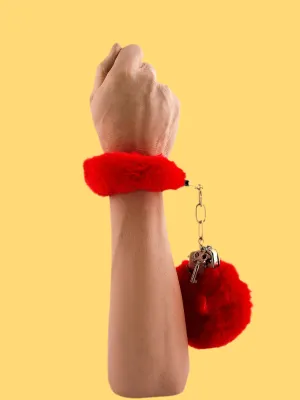Manette Peluche Rosso