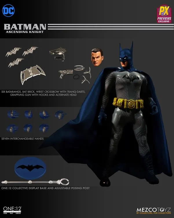 Mezco Toyz ONE:12 Collective: Ascending Knight Batman PX Exclusive Action Figure
