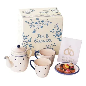 Miniature Tea and Biscuits for Two