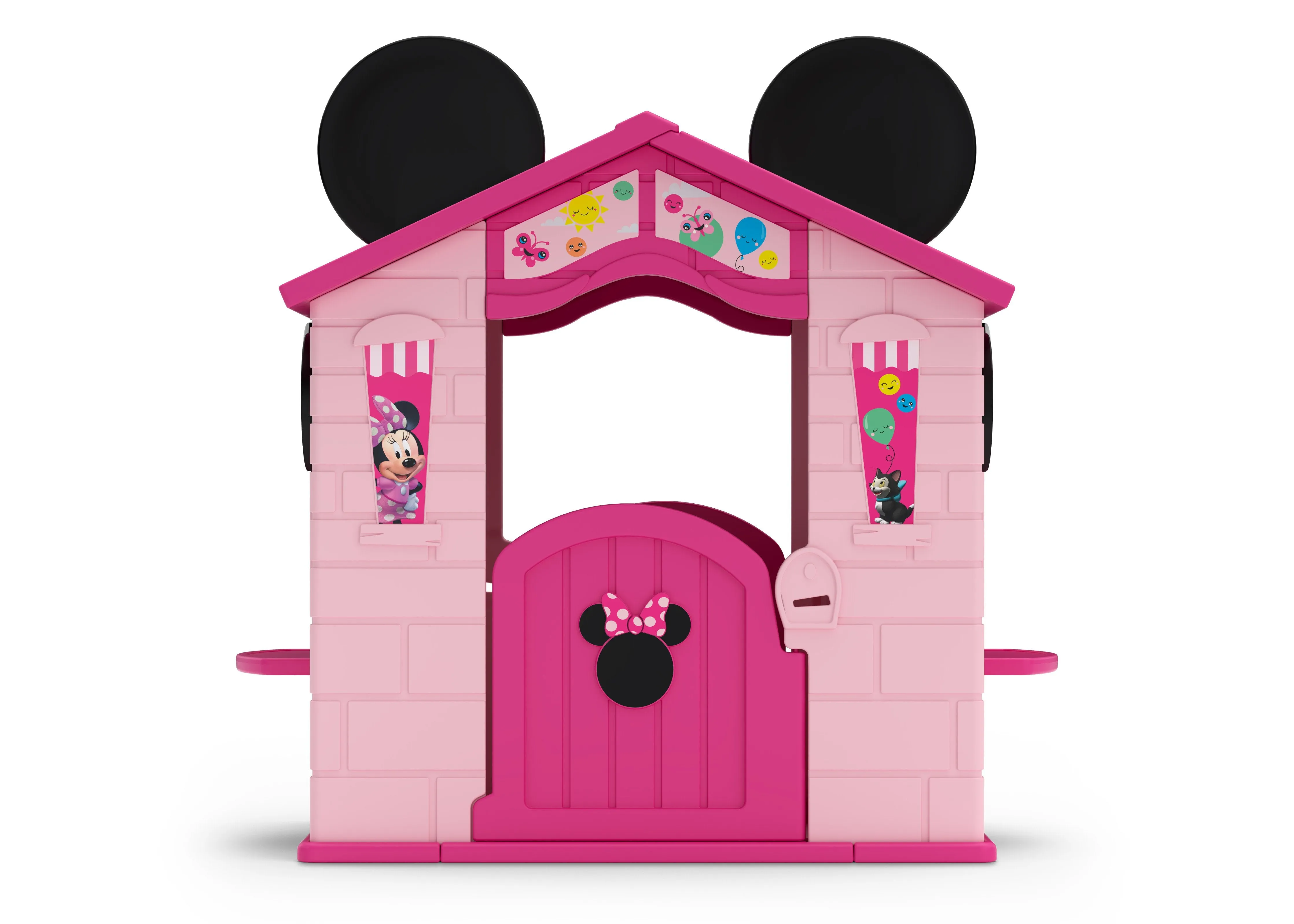Minnie Mouse Plastic Indoor/Outdoor Playhouse with Easy Assembly