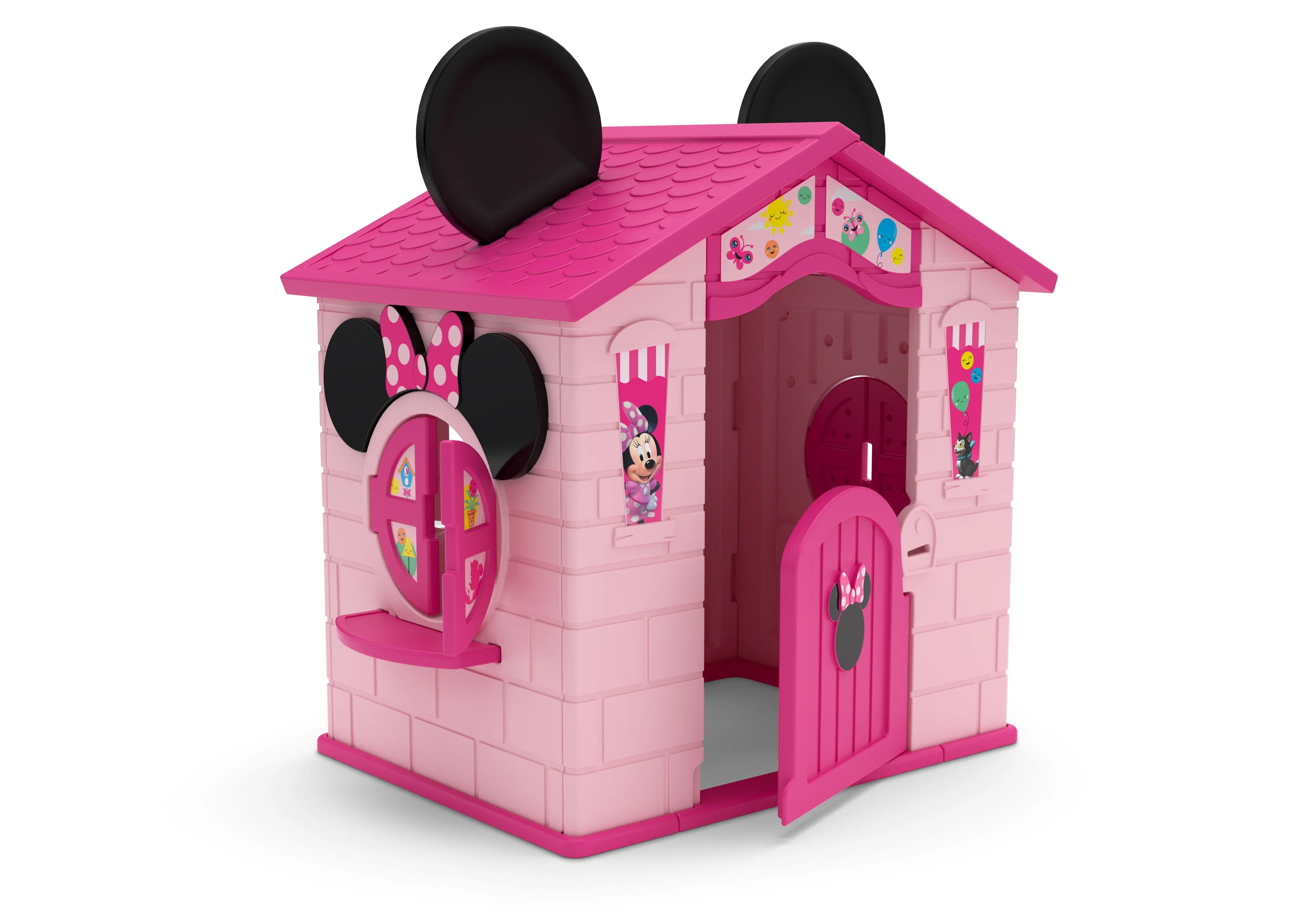 Minnie Mouse Plastic Indoor/Outdoor Playhouse with Easy Assembly