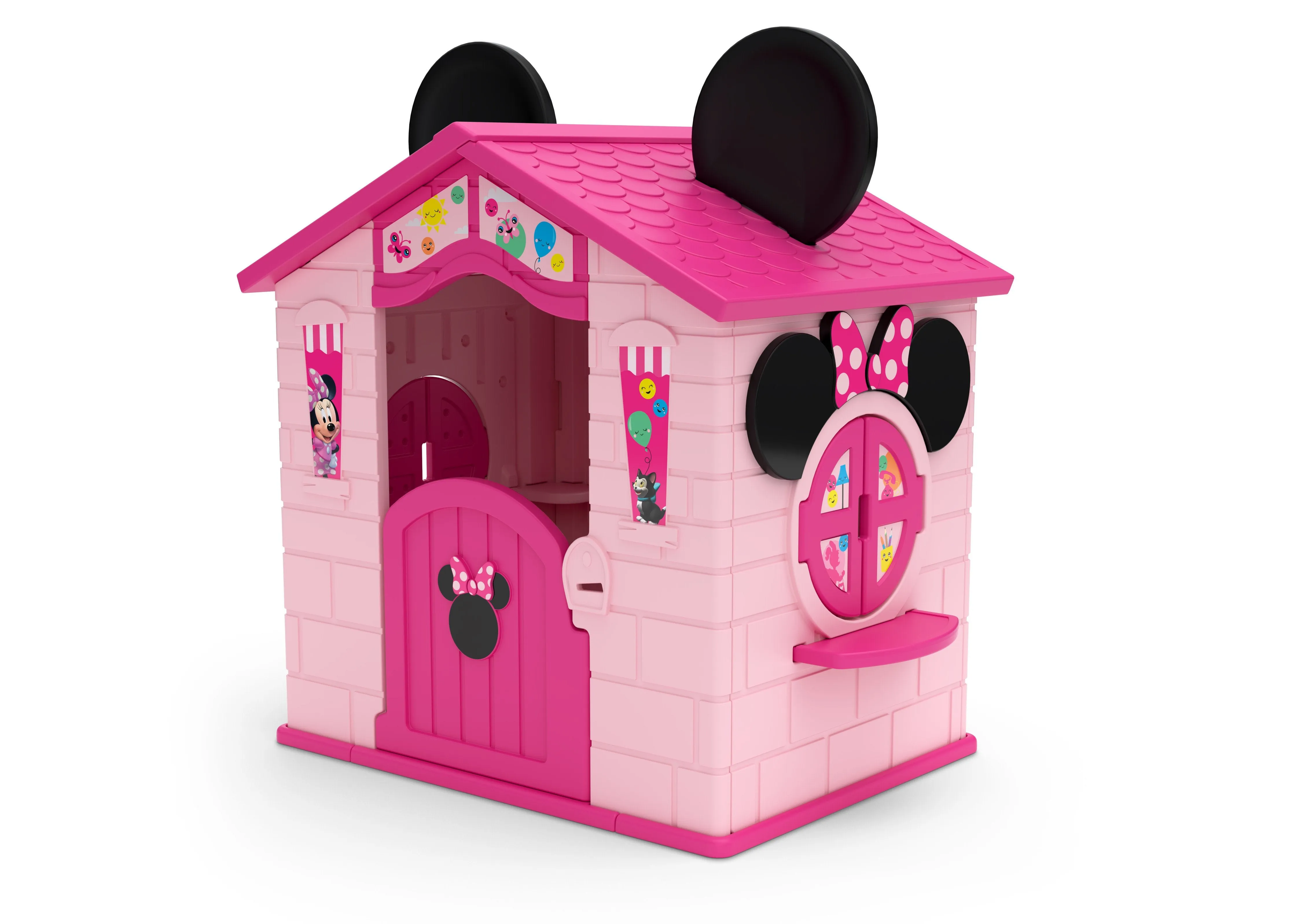 Minnie Mouse Plastic Indoor/Outdoor Playhouse with Easy Assembly