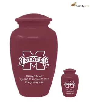 Mississippi State Bulldogs Memorial Collegiate Cremation Urn