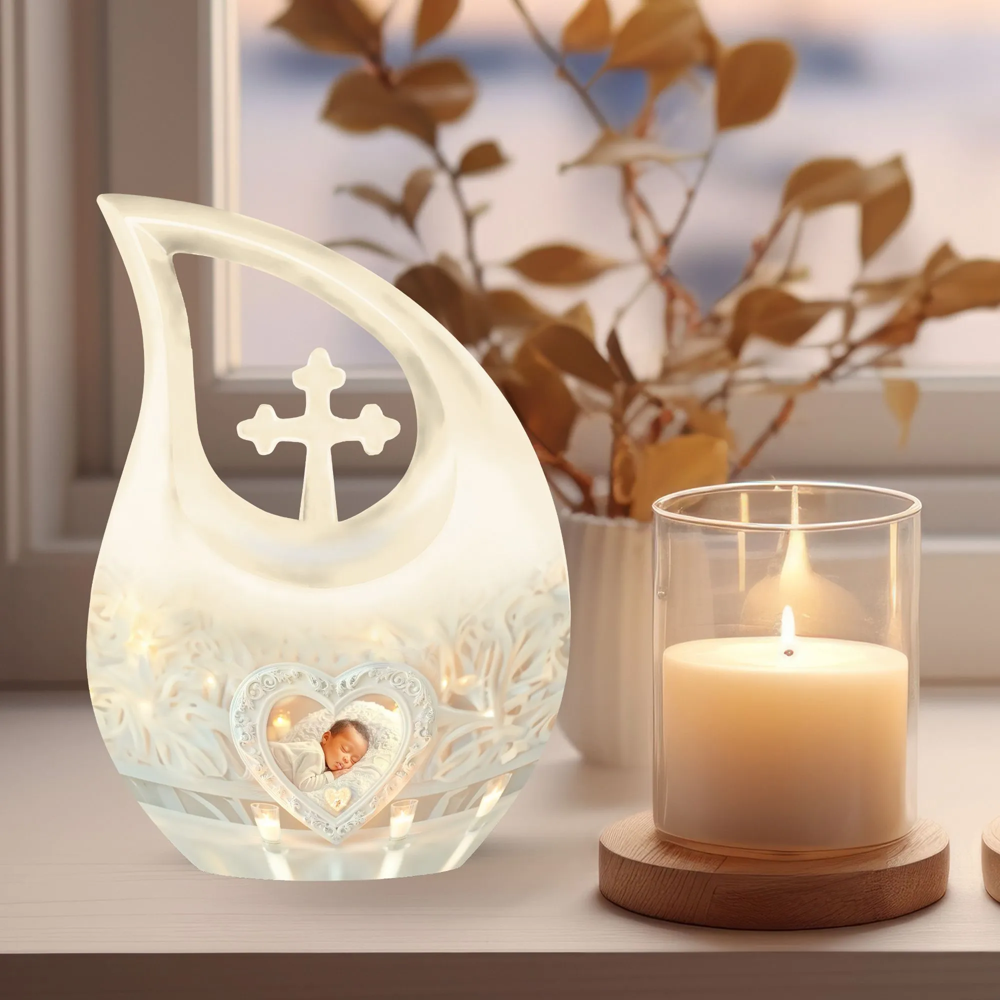 Mother Love Memorial Small Urn For Human Ashes Remains