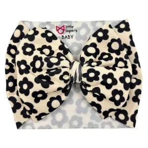 Pansy Floral Headwrap