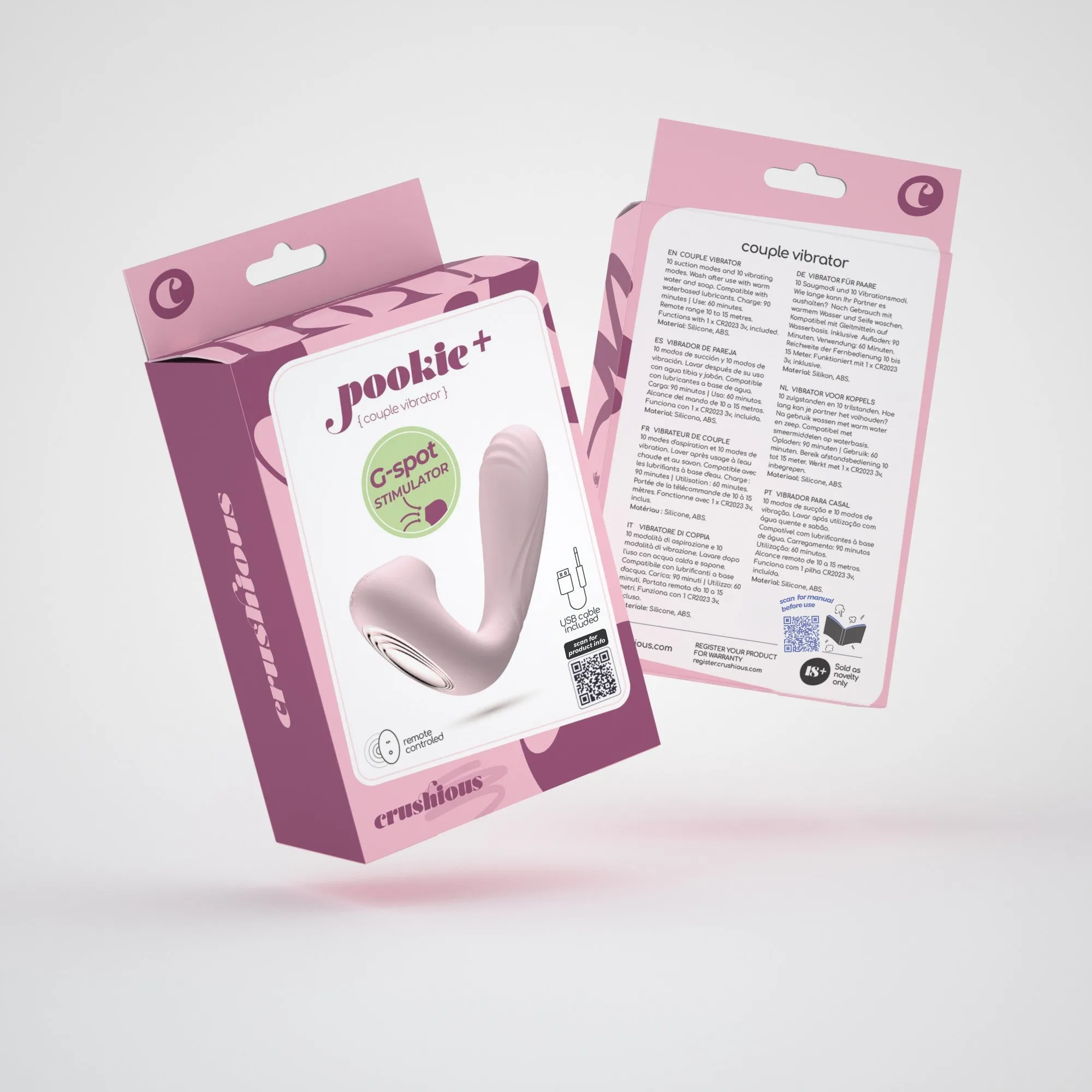 Pookie 2 in 1 - Succhiaclitoride G Spot