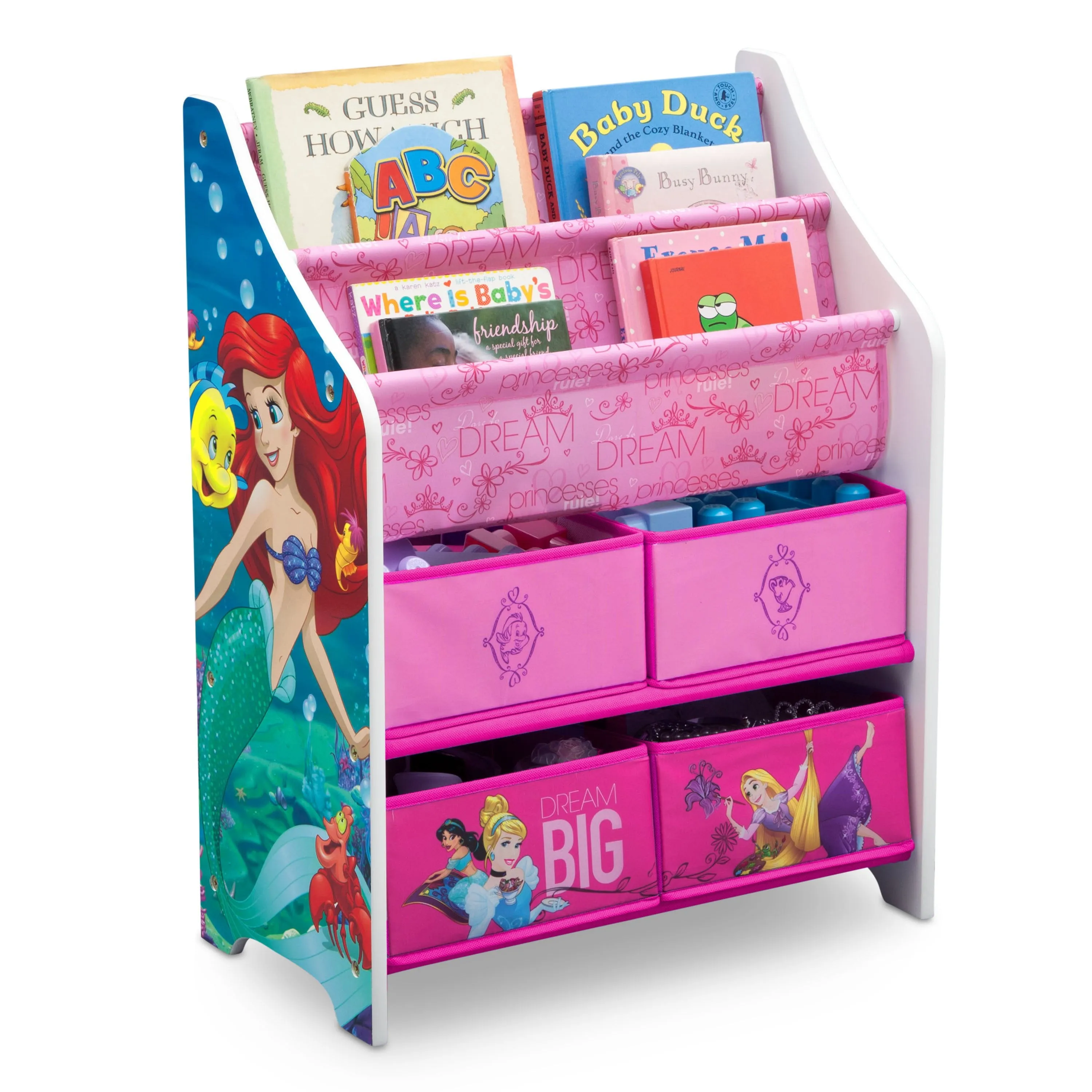 Princess Book & Toy Organizer
