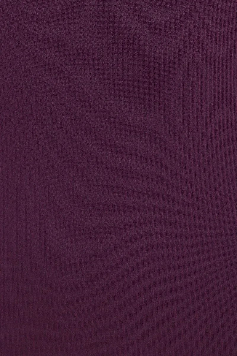 Purple Unitard Seamless Activewear