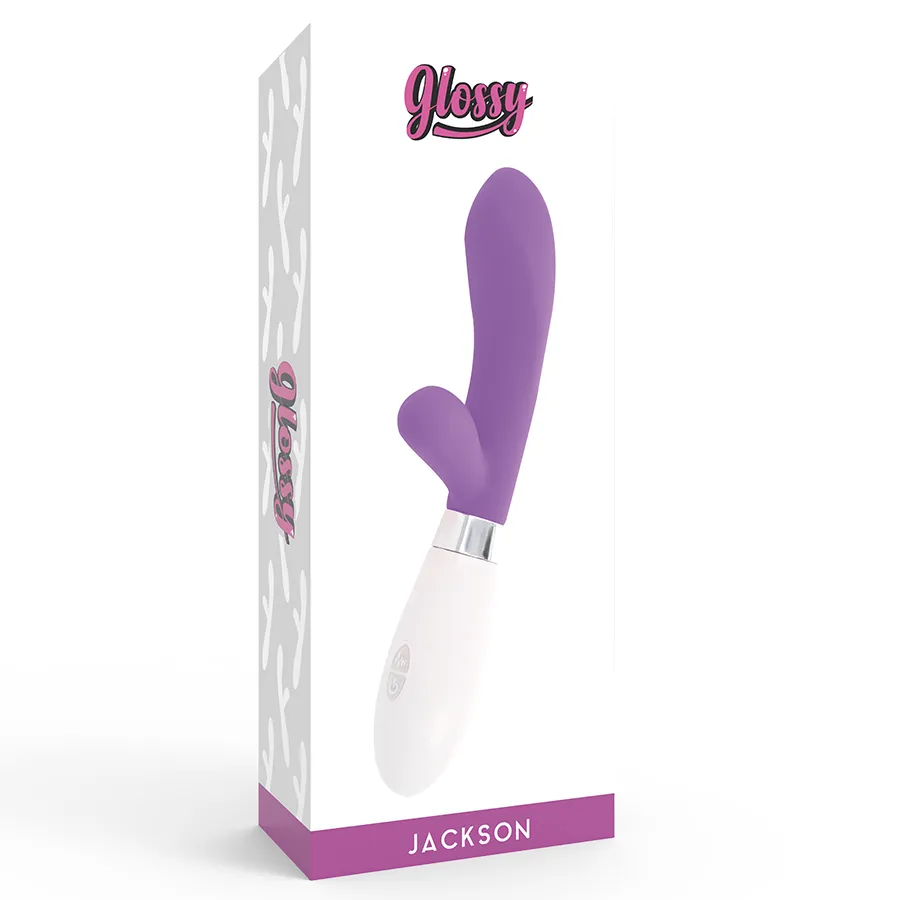 Rabbit Vibrante - Glossy - Rosa/Viola 12cm