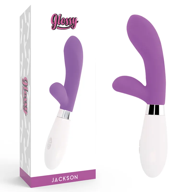 Rabbit Vibrante - Glossy - Rosa/Viola 12cm