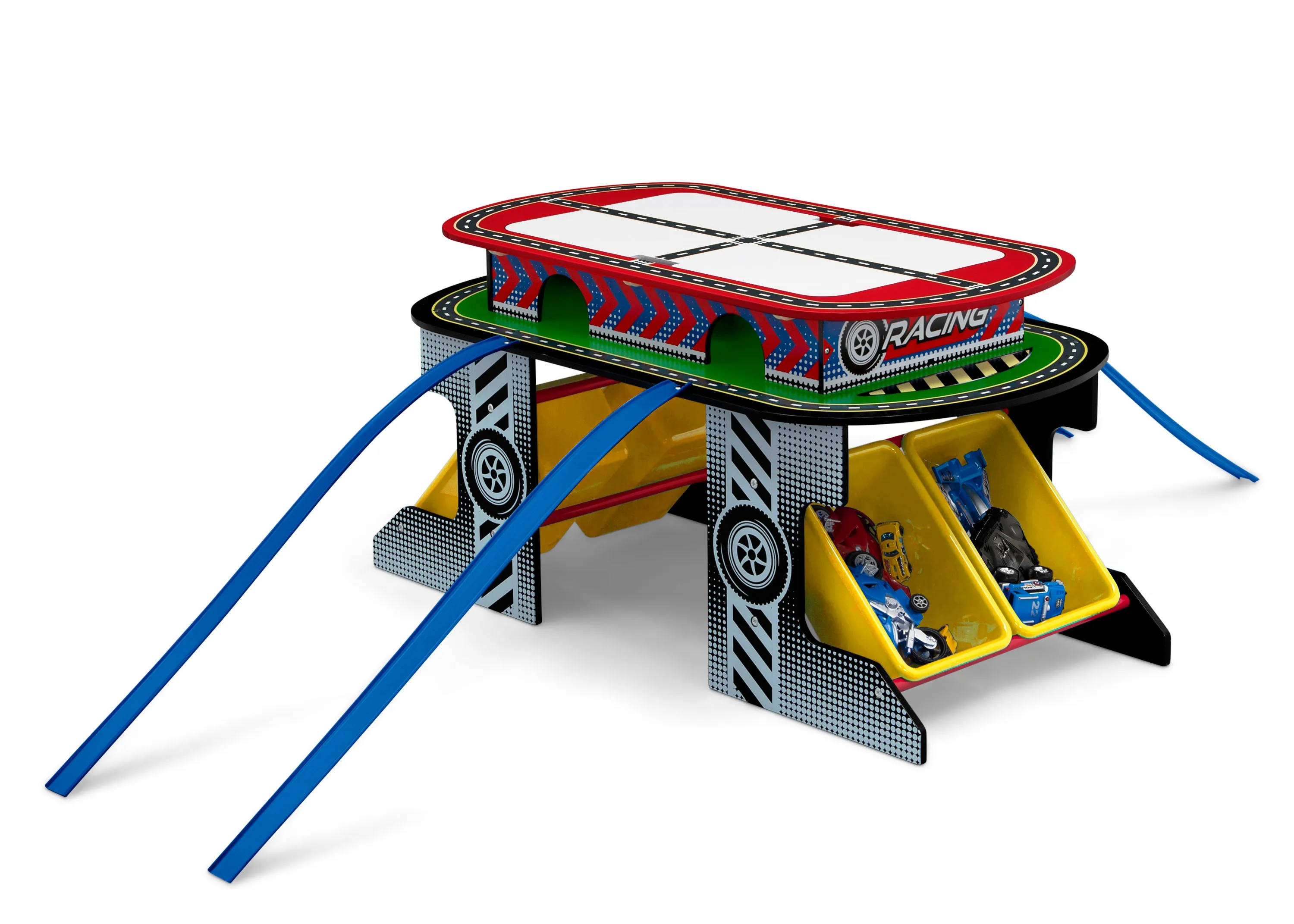 Race Track Toy and Activity Play Table for Kids