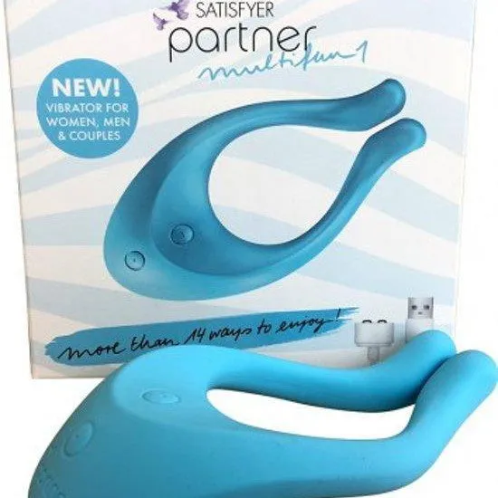 Satisfyer Partner Multifun 1 Blue Couples Vibrator