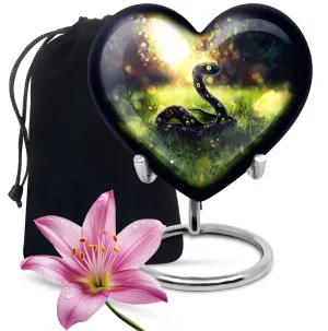Serpentine Love: Snake Urn for a Special Woman's Cremation