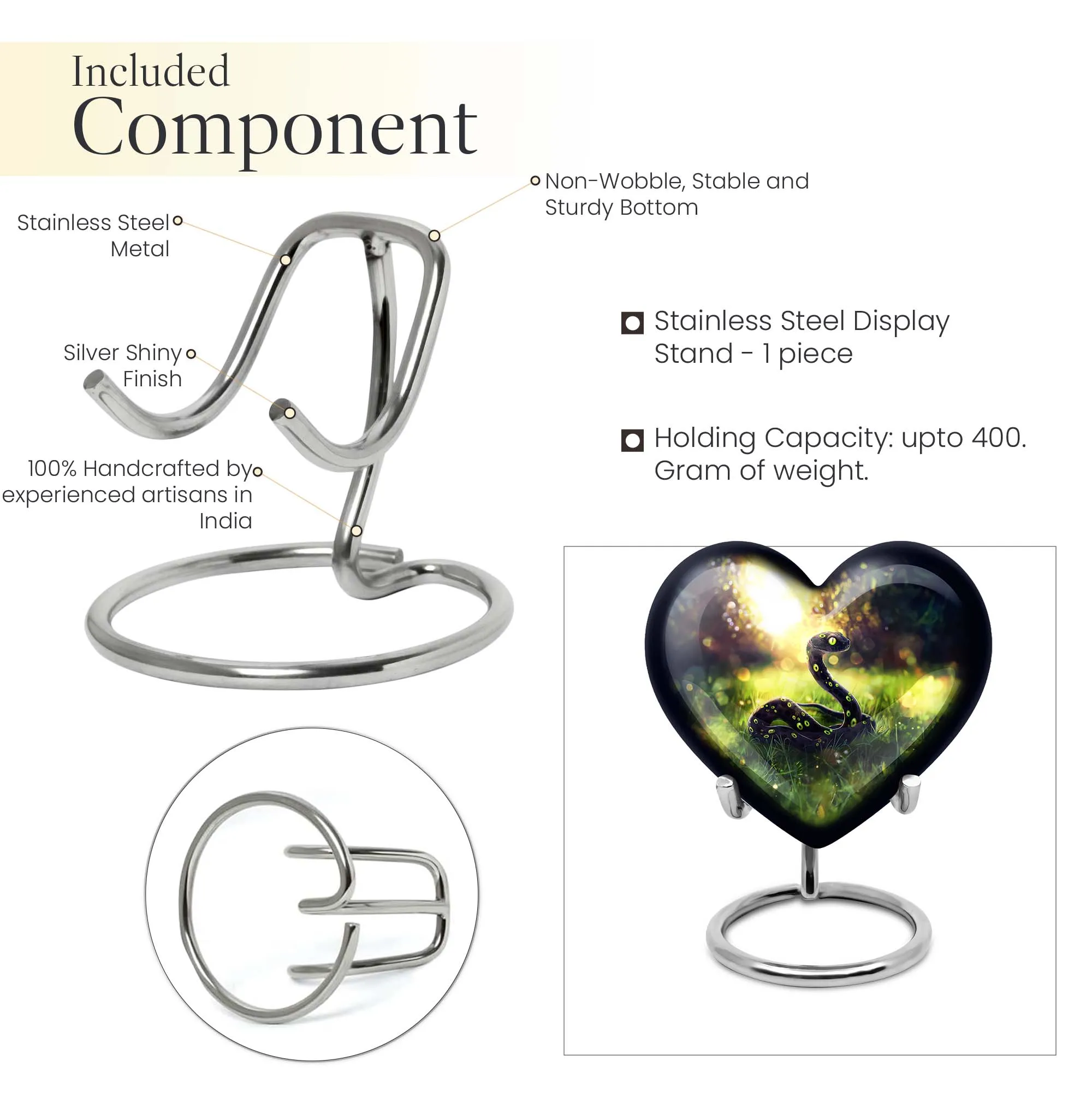 Serpentine Love: Snake Urn for a Special Woman's Cremation