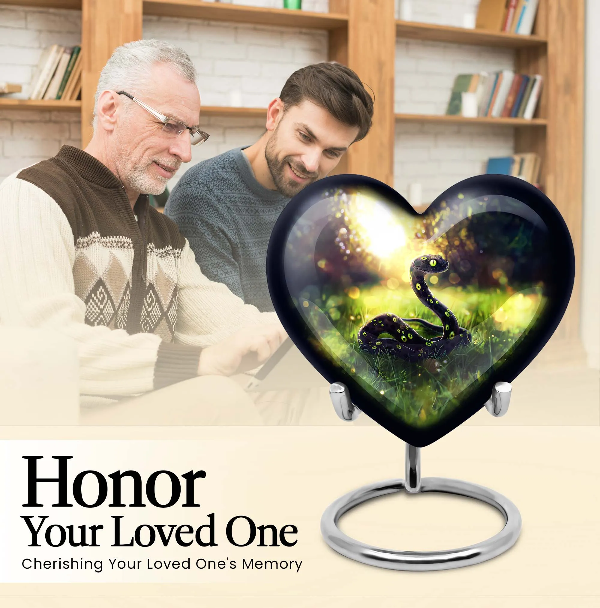 Serpentine Love: Snake Urn for a Special Woman's Cremation