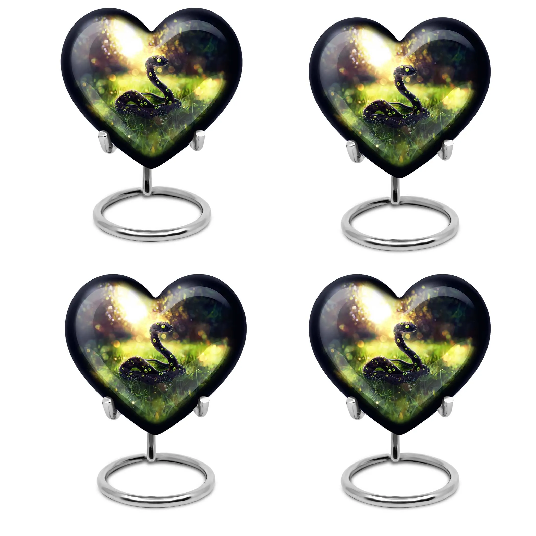 Serpentine Love: Snake Urn for a Special Woman's Cremation