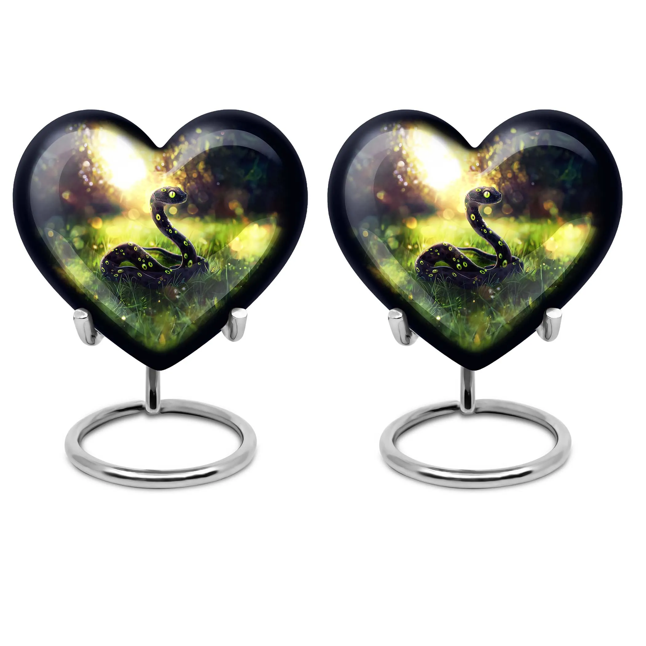 Serpentine Love: Snake Urn for a Special Woman's Cremation