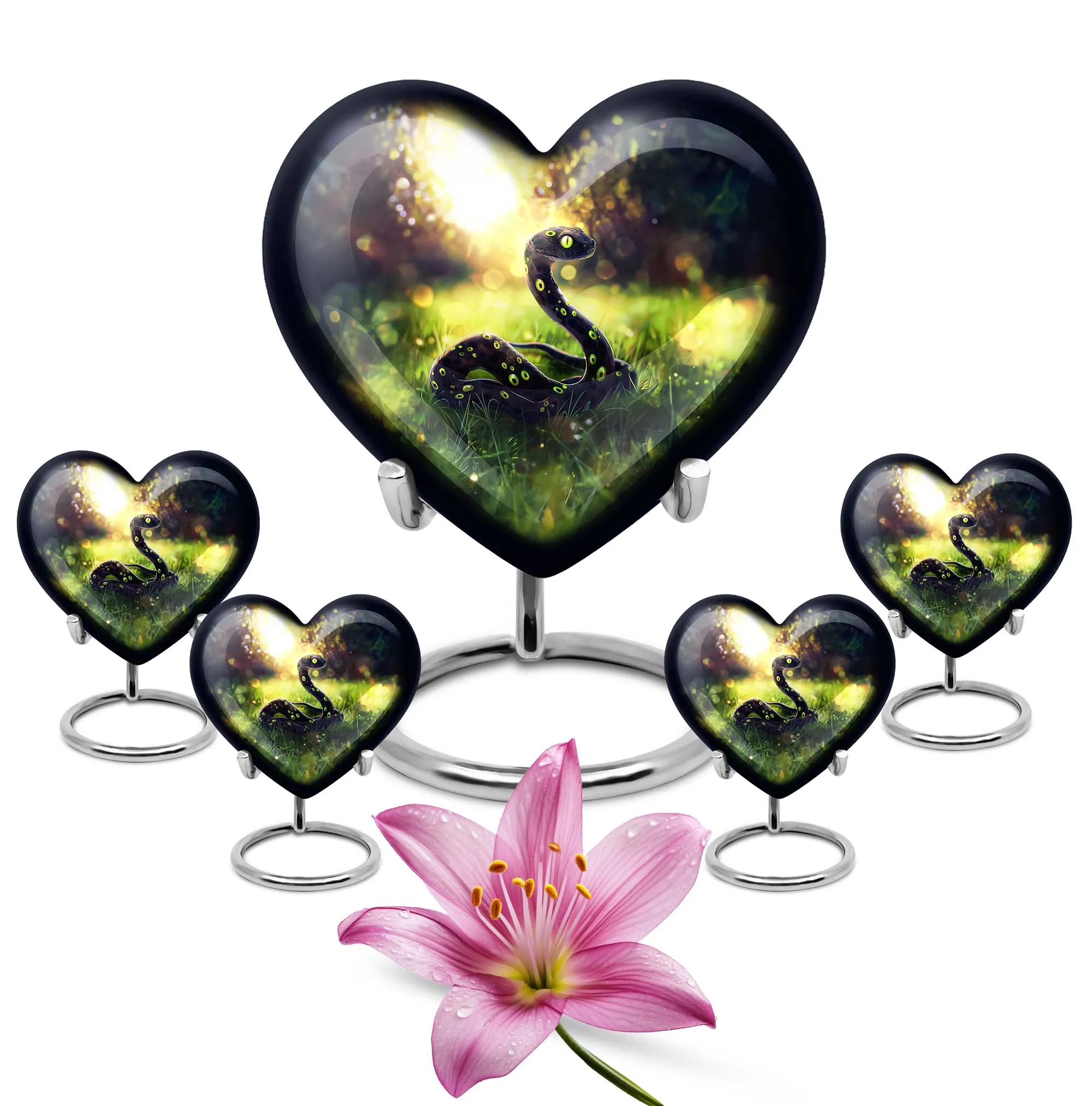 Serpentine Love: Snake Urn for a Special Woman's Cremation