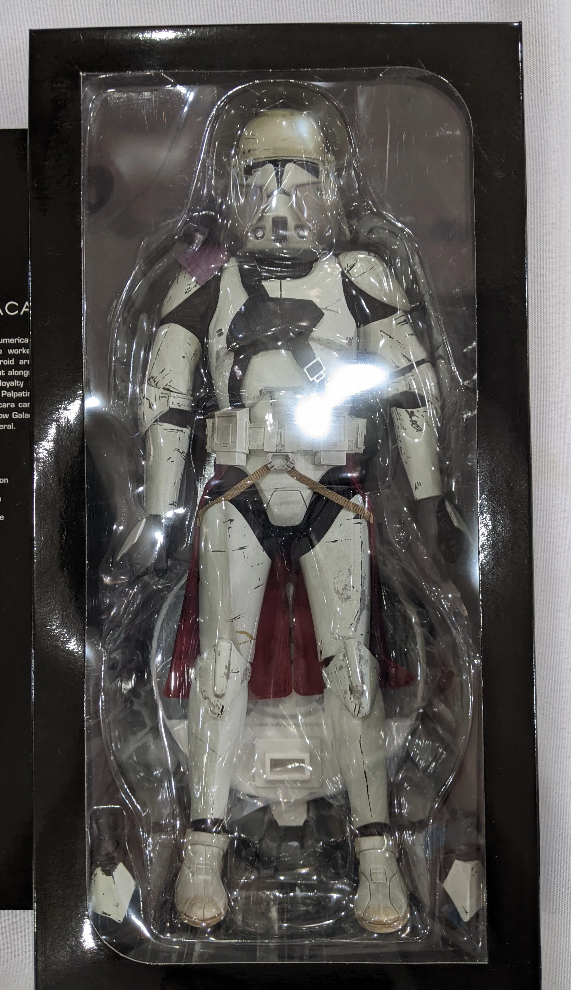 Sideshow Collectible 1/6 Star Wars Militaries of Star Wars 21st Nova Corps Commander Bacara Sixth Scale Figure *Open Box*