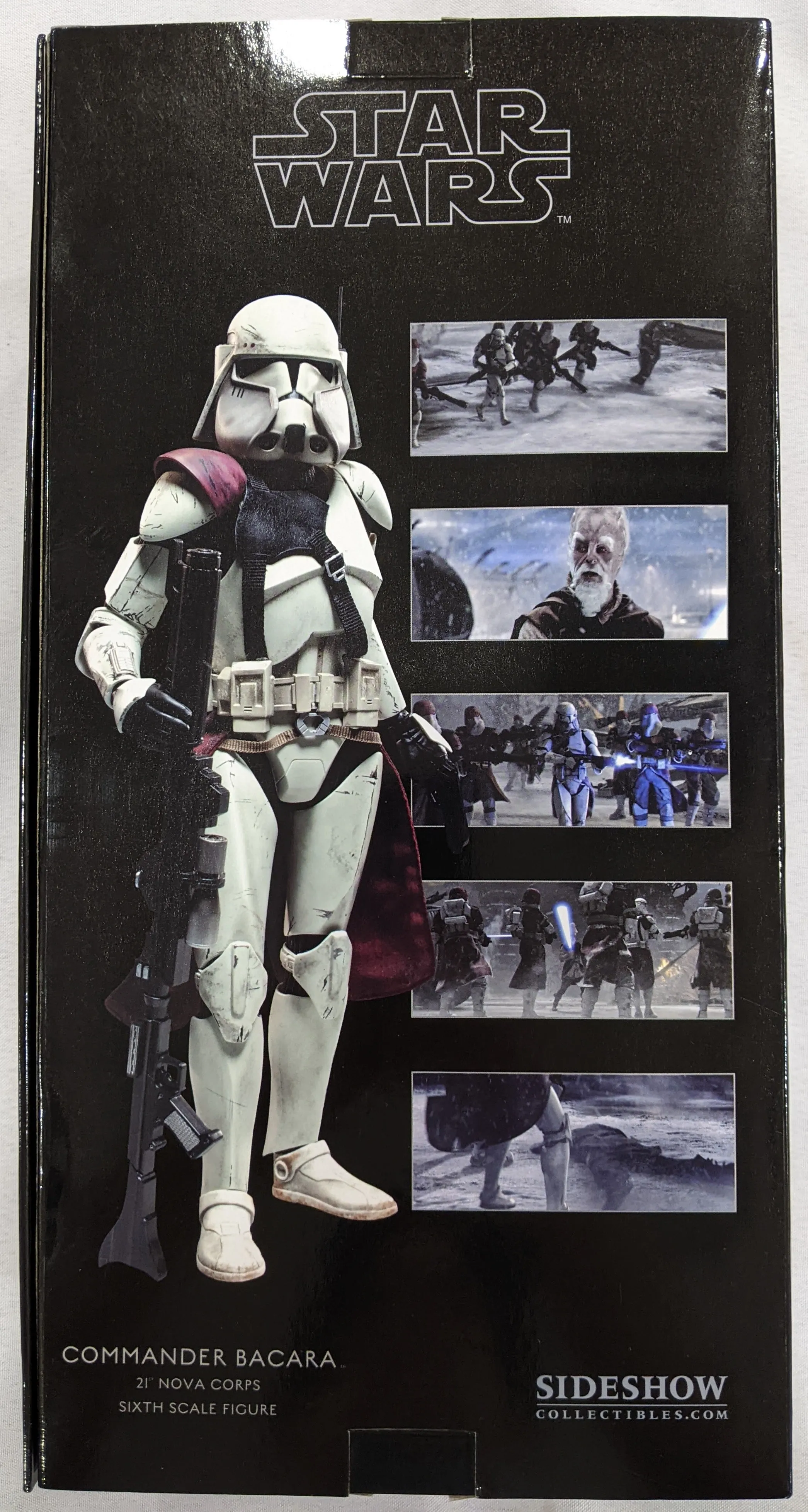 Sideshow Collectible 1/6 Star Wars Militaries of Star Wars 21st Nova Corps Commander Bacara Sixth Scale Figure *Open Box*