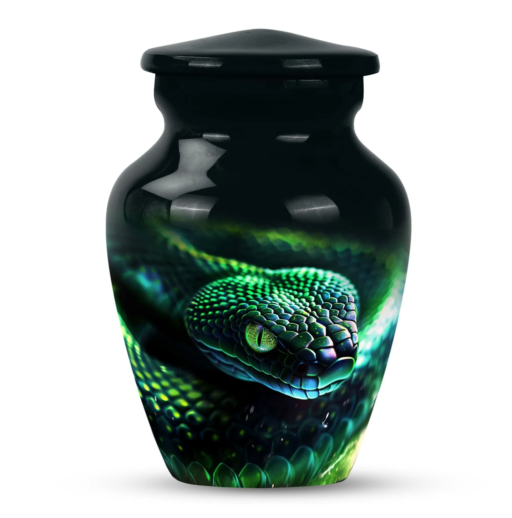 Snake Urn for Comprehensive Memorial Tribute For Loved One