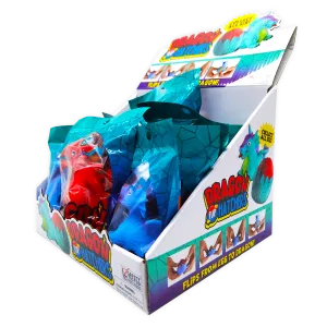 Squish and Squeeze Dragon Flip Toy - 12 Pieces Per Pack 22717