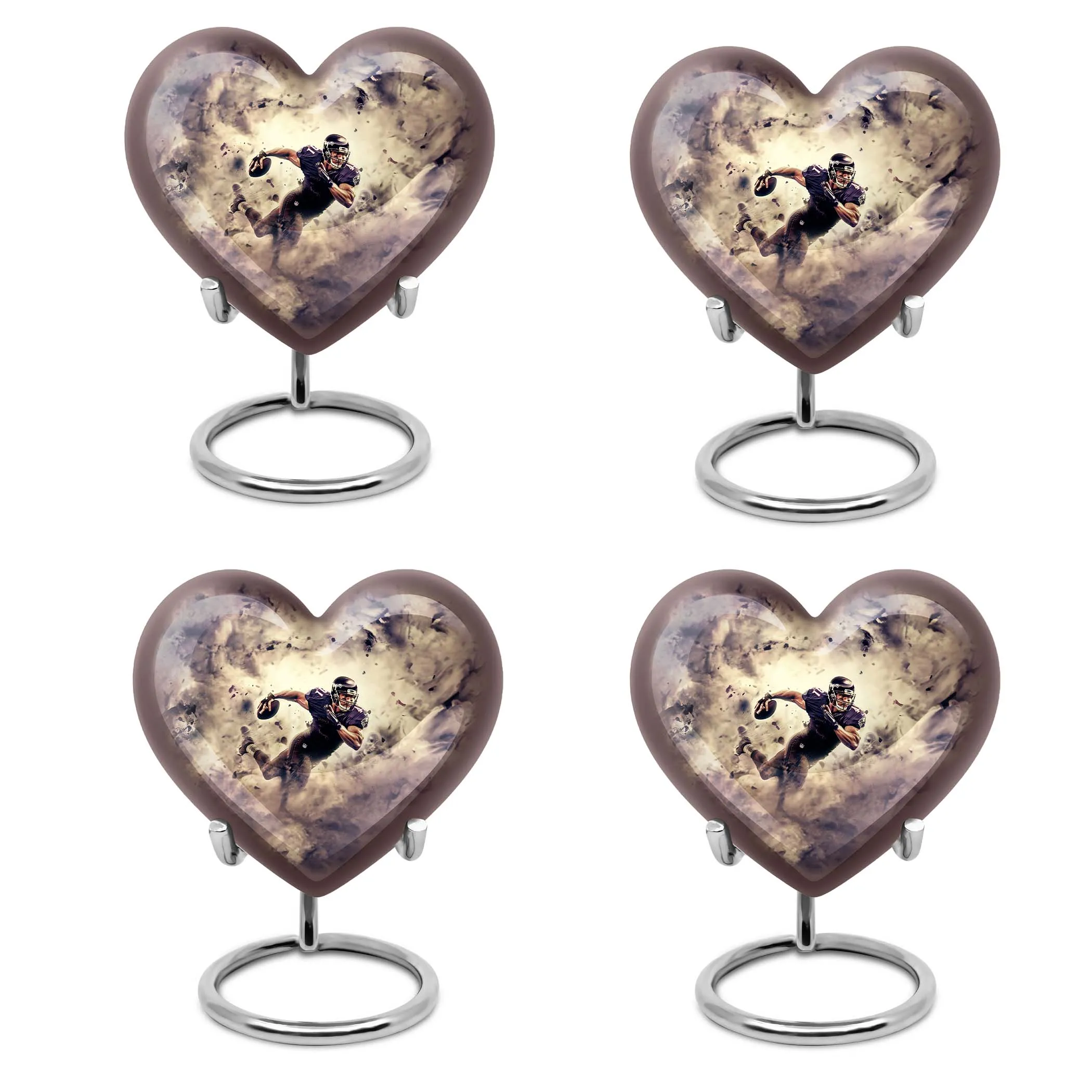 Touchdown Footboll Cremation Urn - Crafted Heart-Design