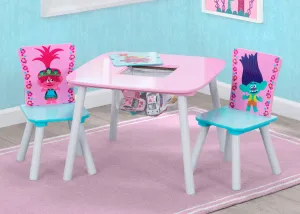 Trolls World Tour Table and Chair Set with Storage