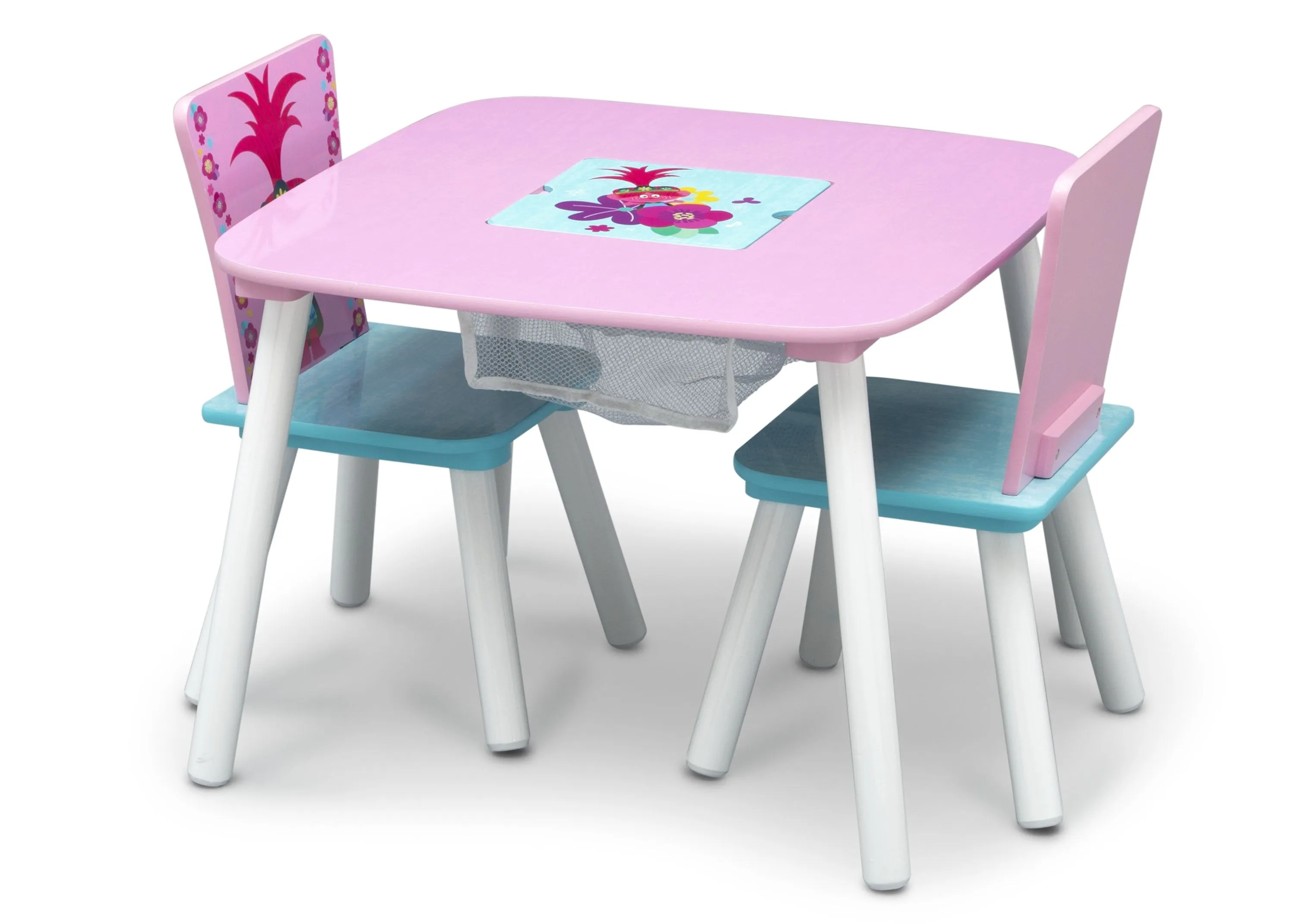 Trolls World Tour Table and Chair Set with Storage