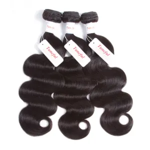 Tuneful Brazilian Body Wave Hair 3 Bundles Remy Hair Weft Weave Extensions
