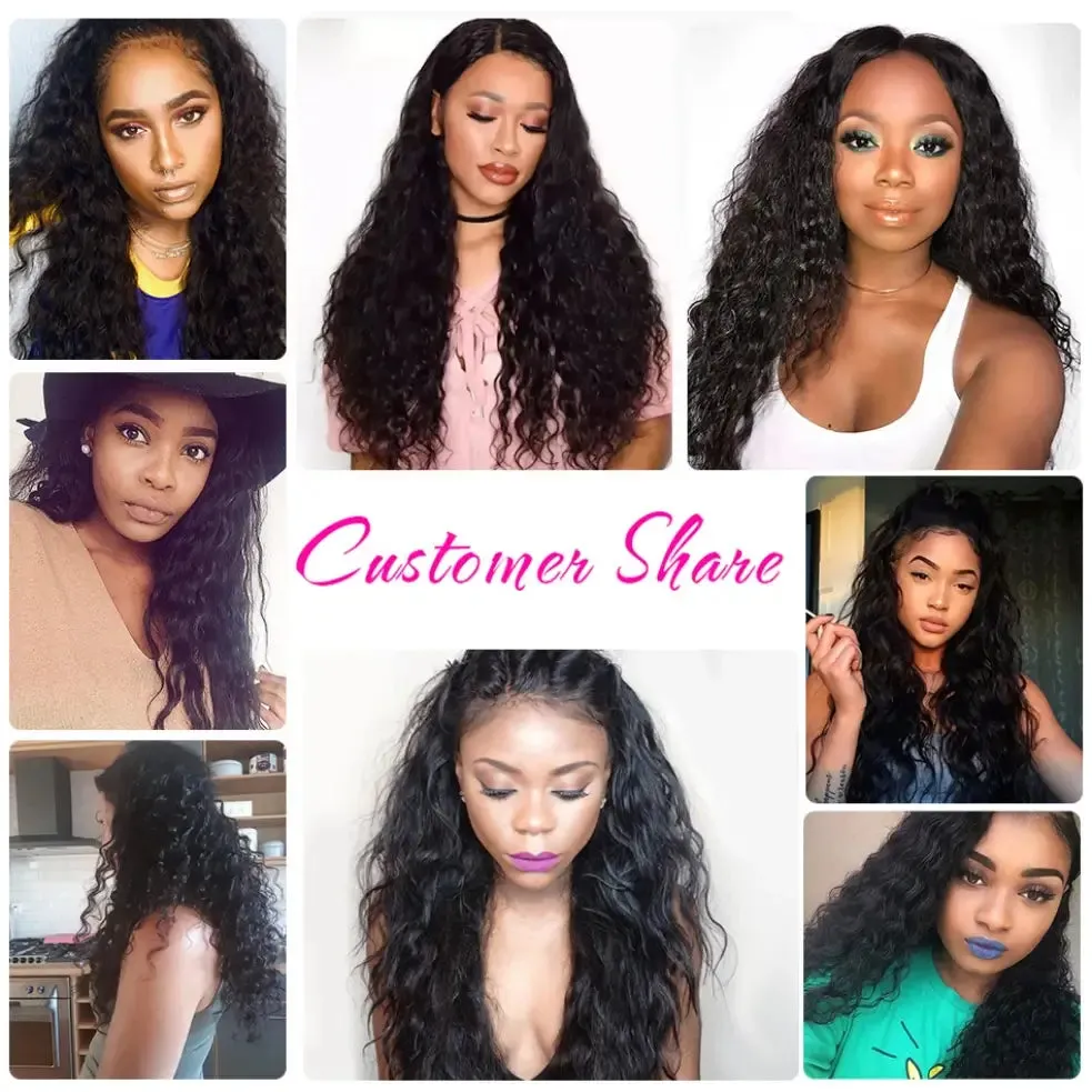 Tuneful Brazilian Water Wave Hair 4 Bundles Remy Human Hair Weft Weaving Hair Extensions