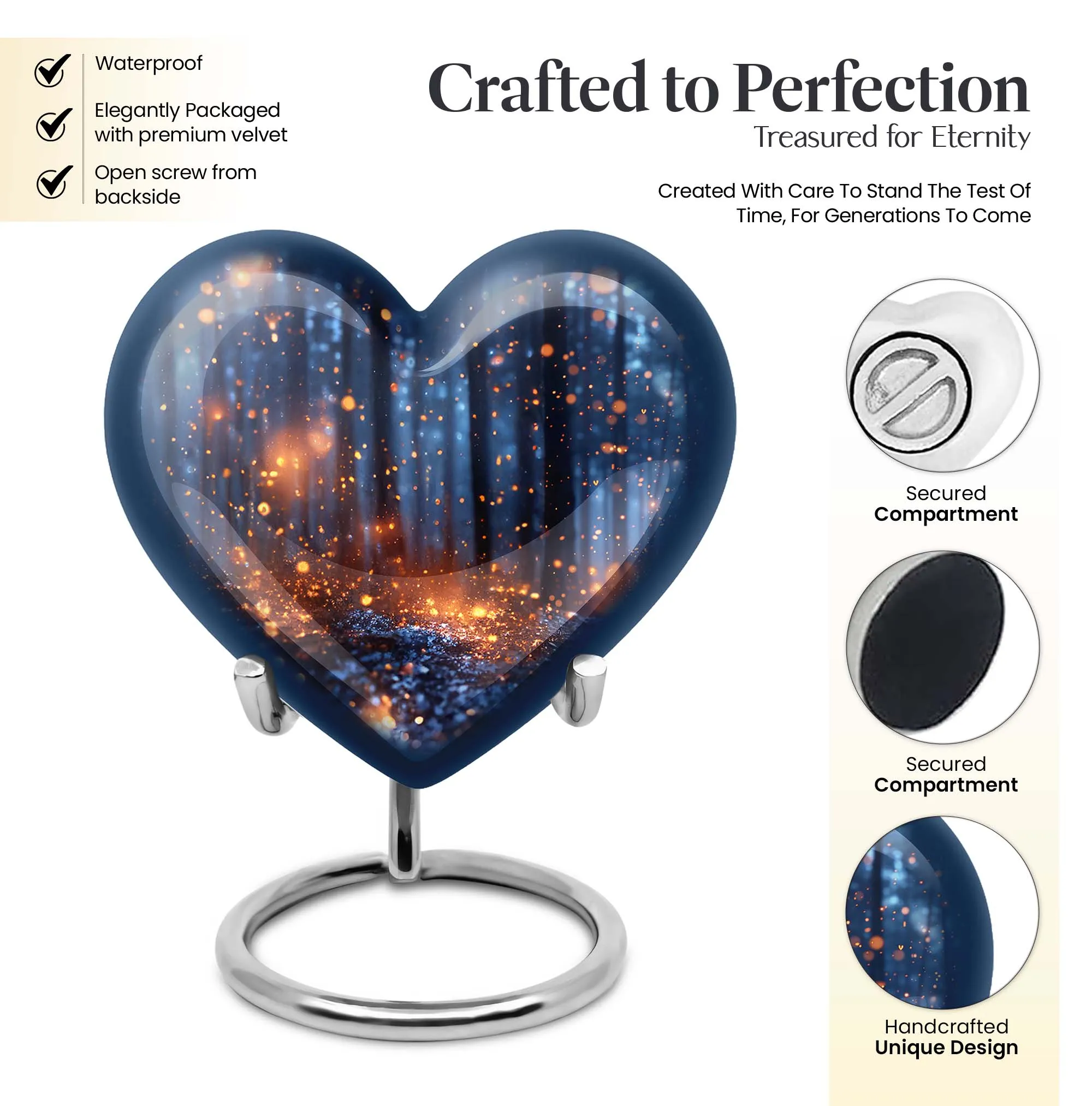 Twilight Forest Dedication - Unique Cremation Urn For Men