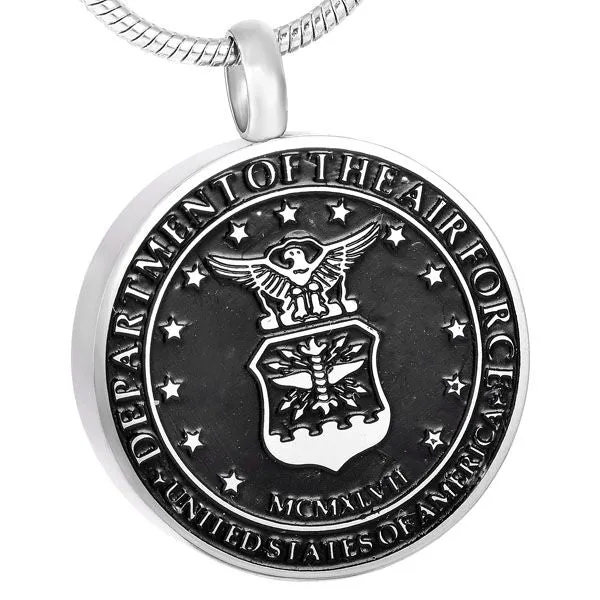 United States Air Force Blue Cremation Urn
