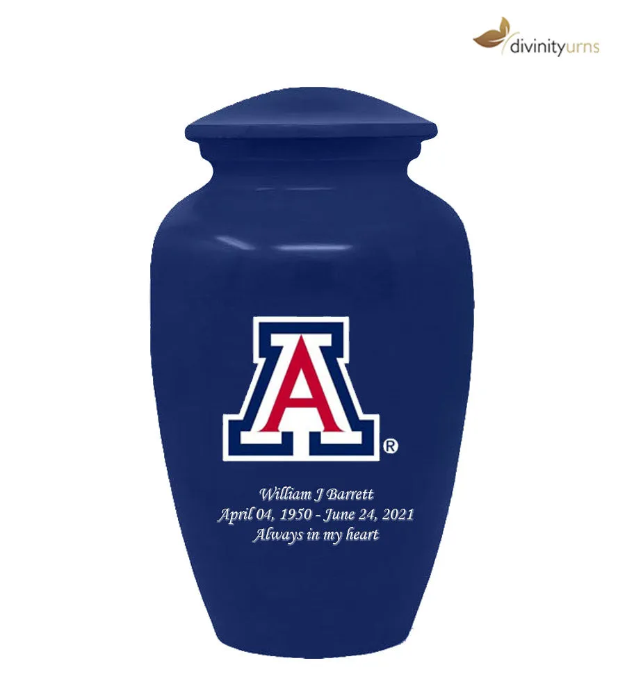 University of Arizona Wildcats Memorial Cremation Urn